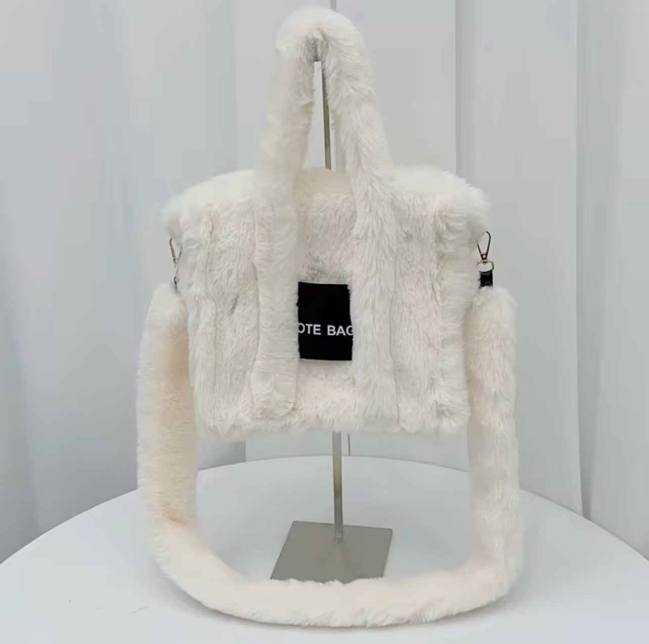 Fuzzy faux fur winter bag *pre order*