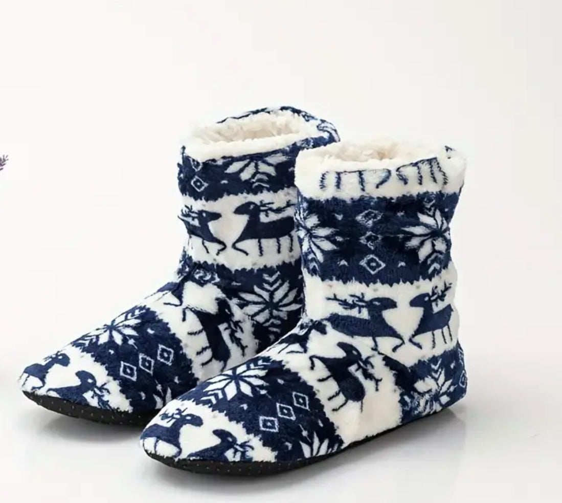 Comfy Christmas boots slippers