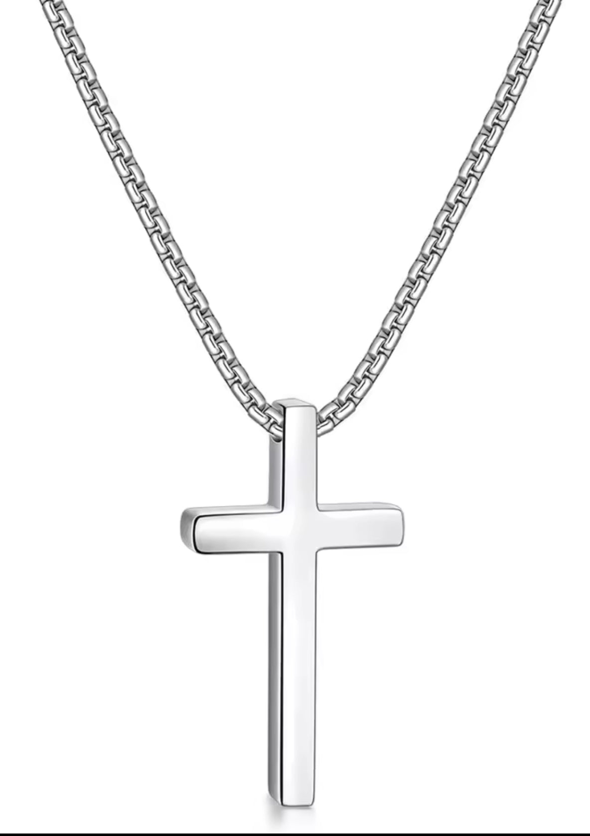 Men cross necklace