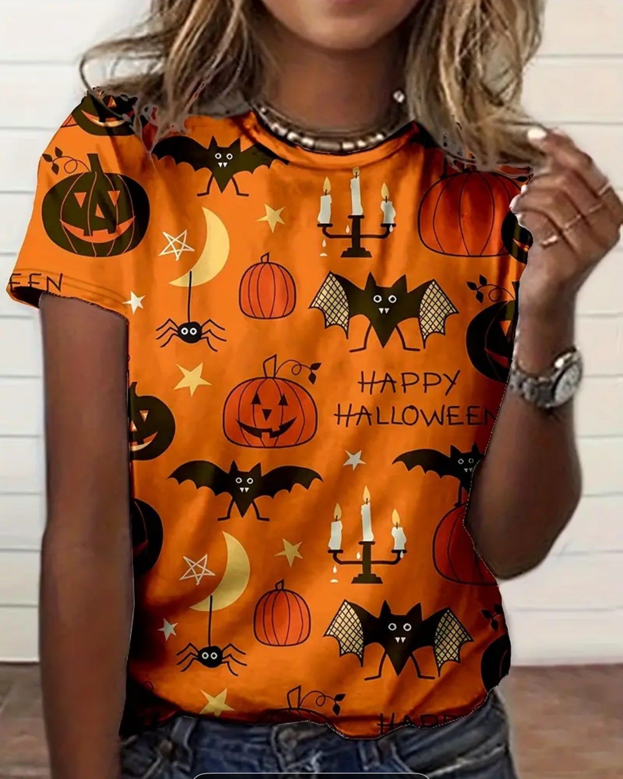 Ladies Halloween T-shirt