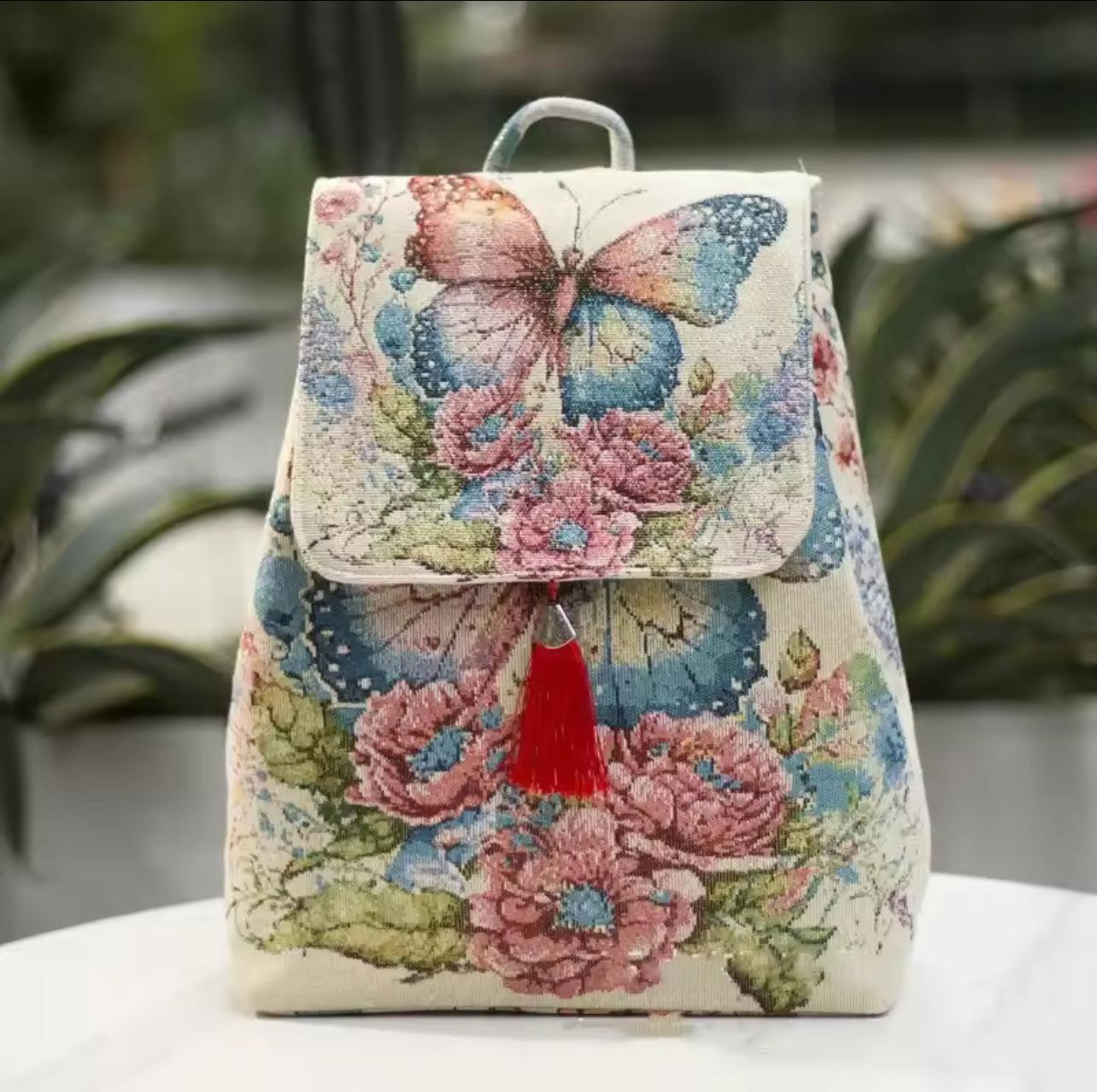 Embroidery casual vintage  backpack  *PRE ORDER*