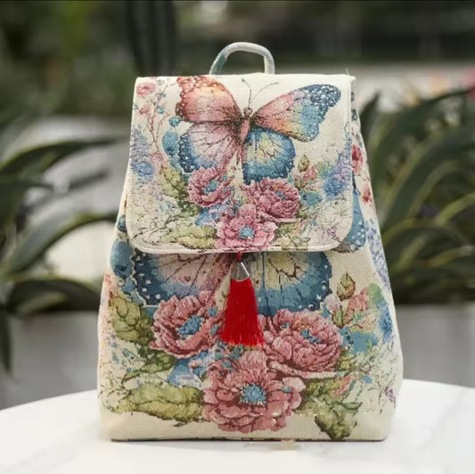 Embroidery casual vintage  backpack  *PRE ORDER*