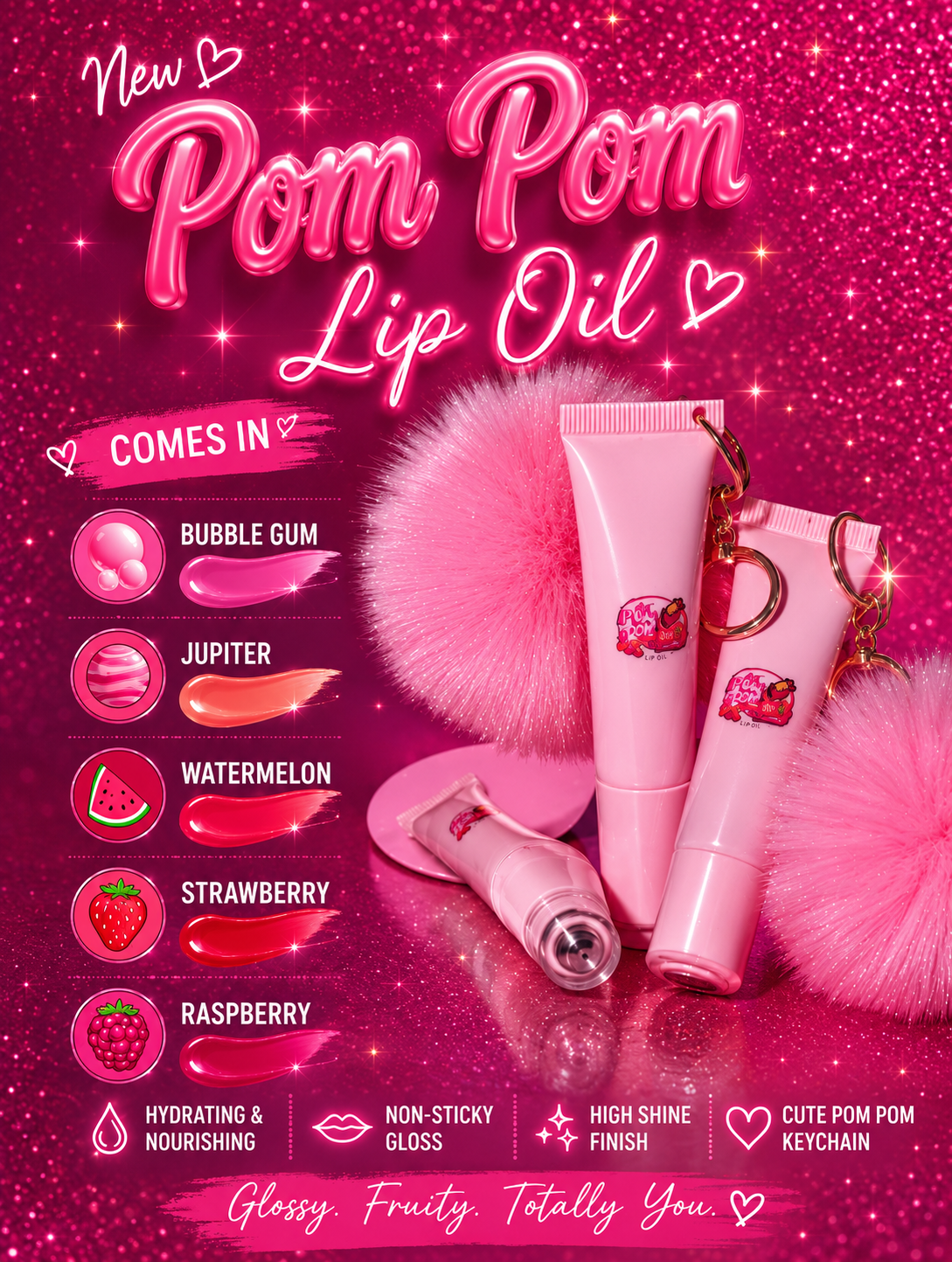 Pom Pom lip oil