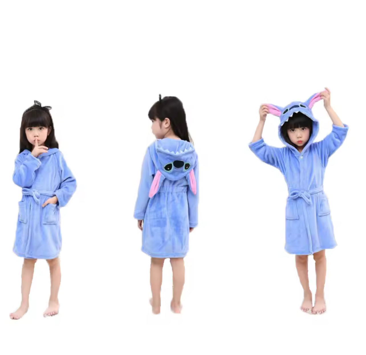 Stitch Unisex kids dressing gown