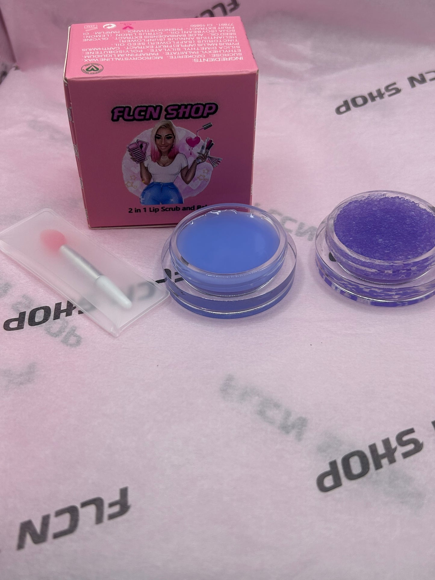 2 in 1 lip scrub and balm