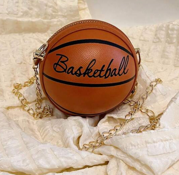 Small cute basketball cross bag