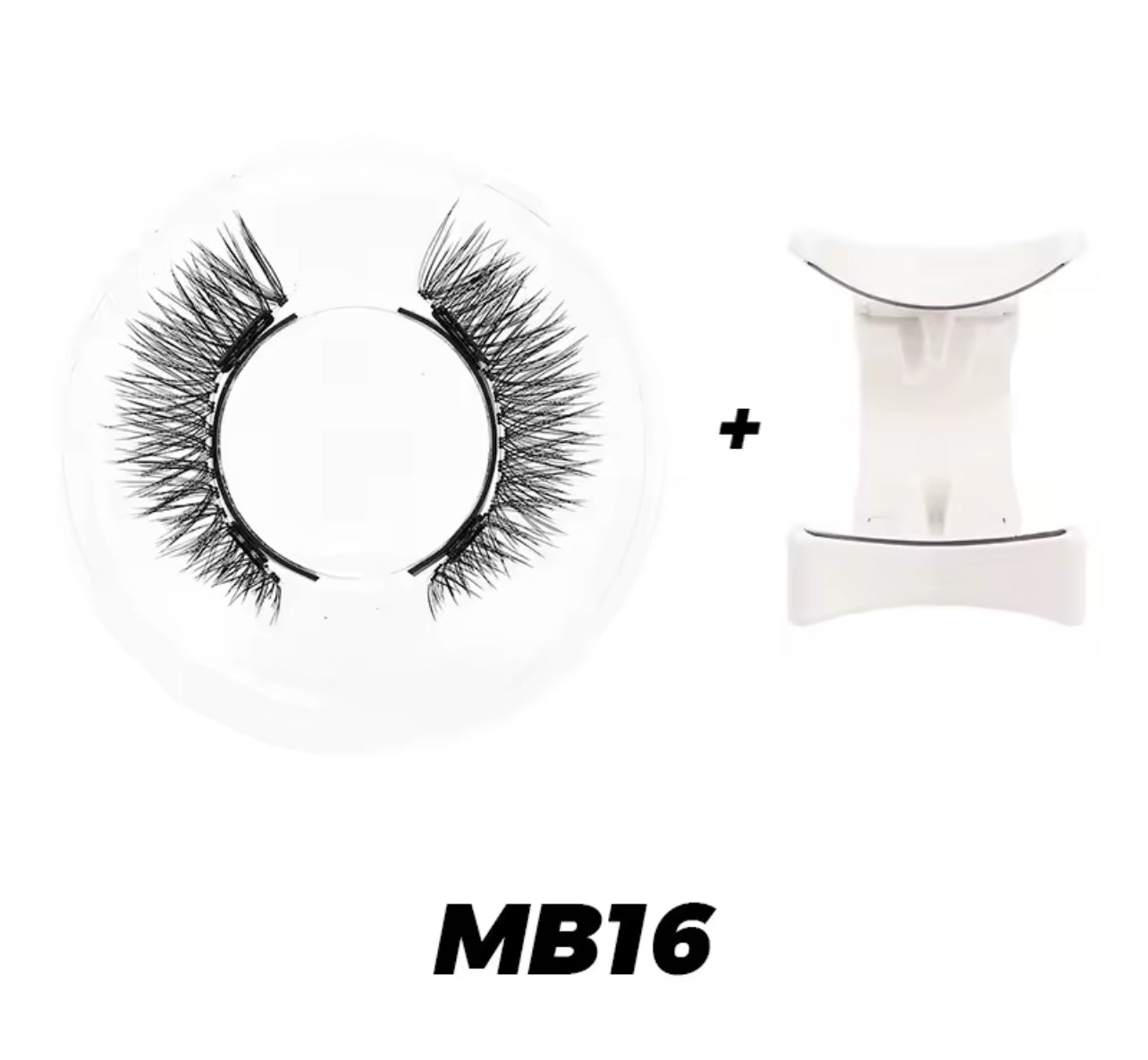 3D magnetic lashes with clip tweezers