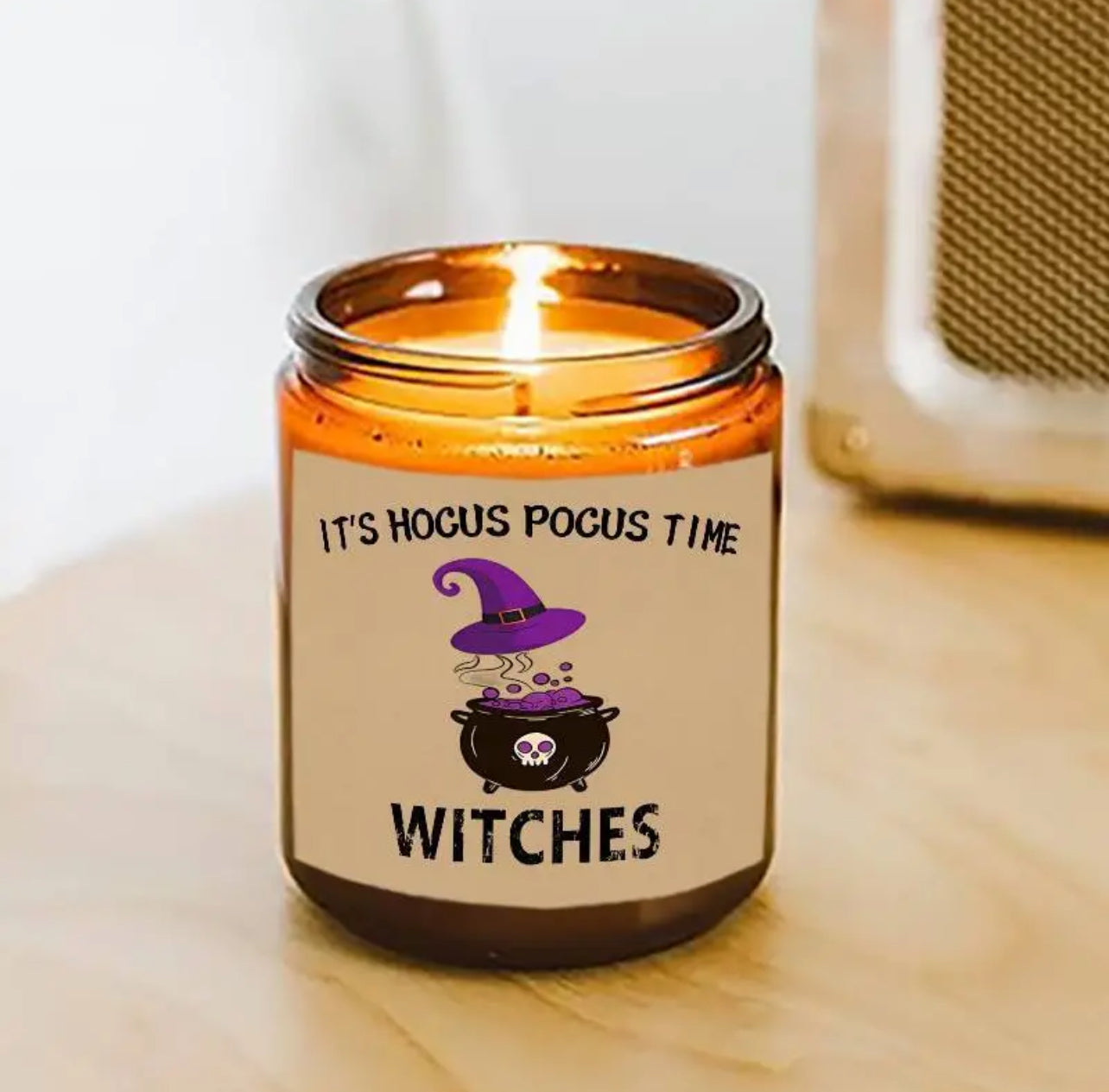 It’s hocus pocus time witches candle