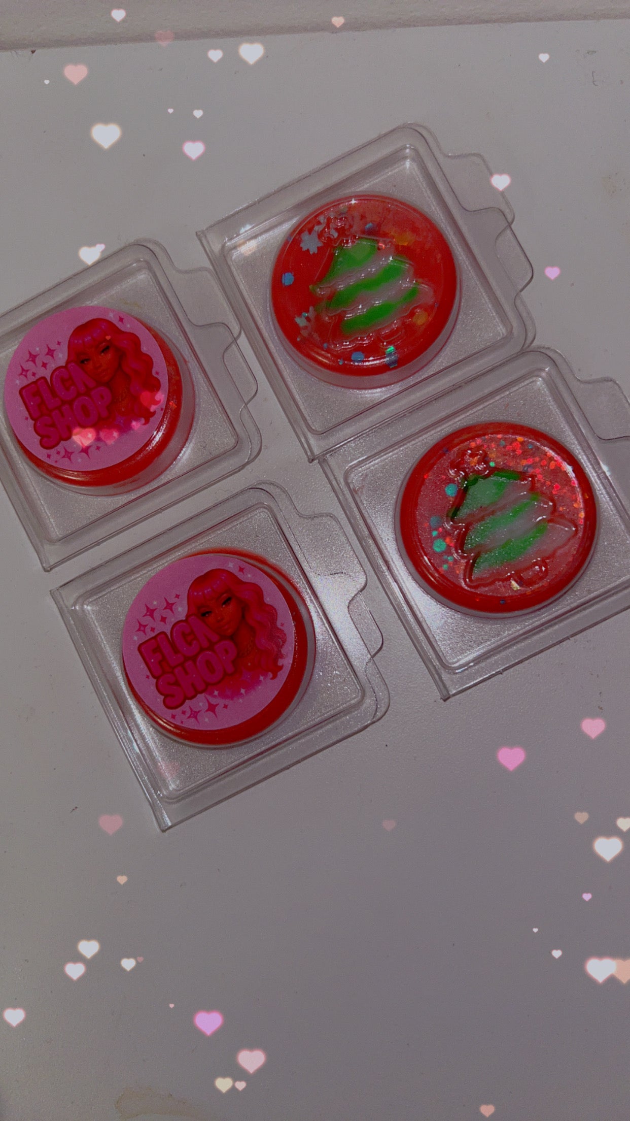 Christmas tree mini clams