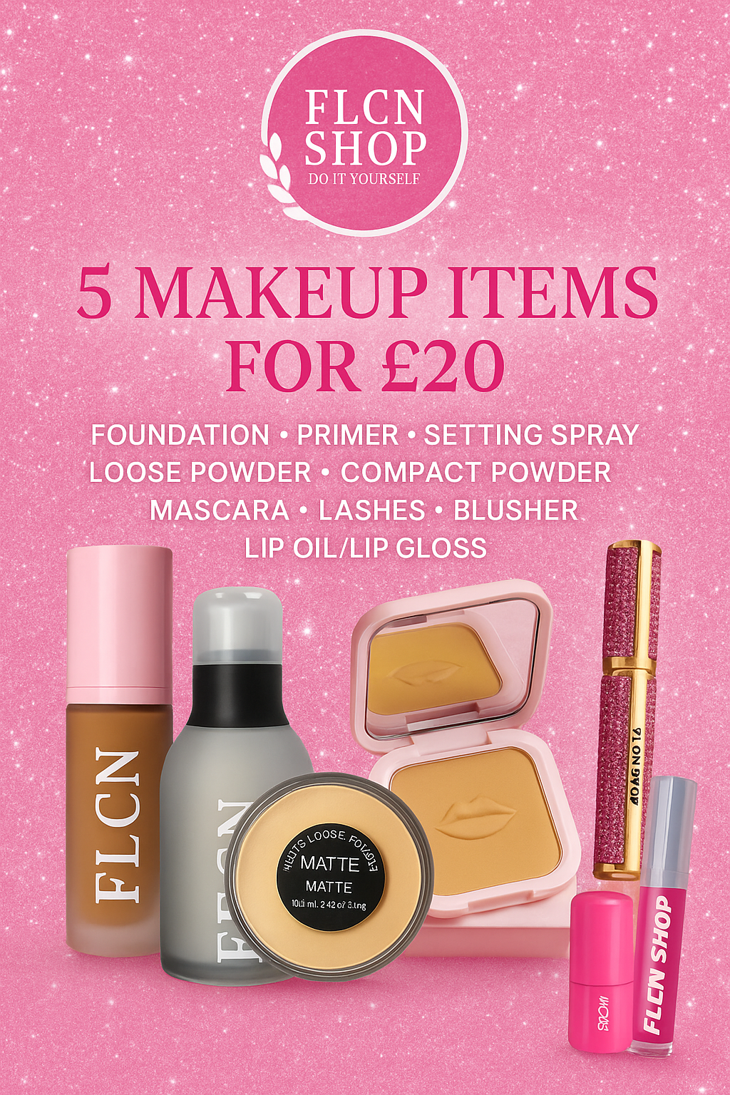 5 make up items