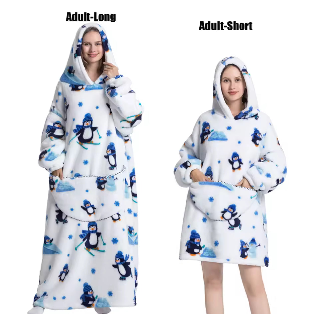 Oversized unisex blanket hoodies ( long and short available )