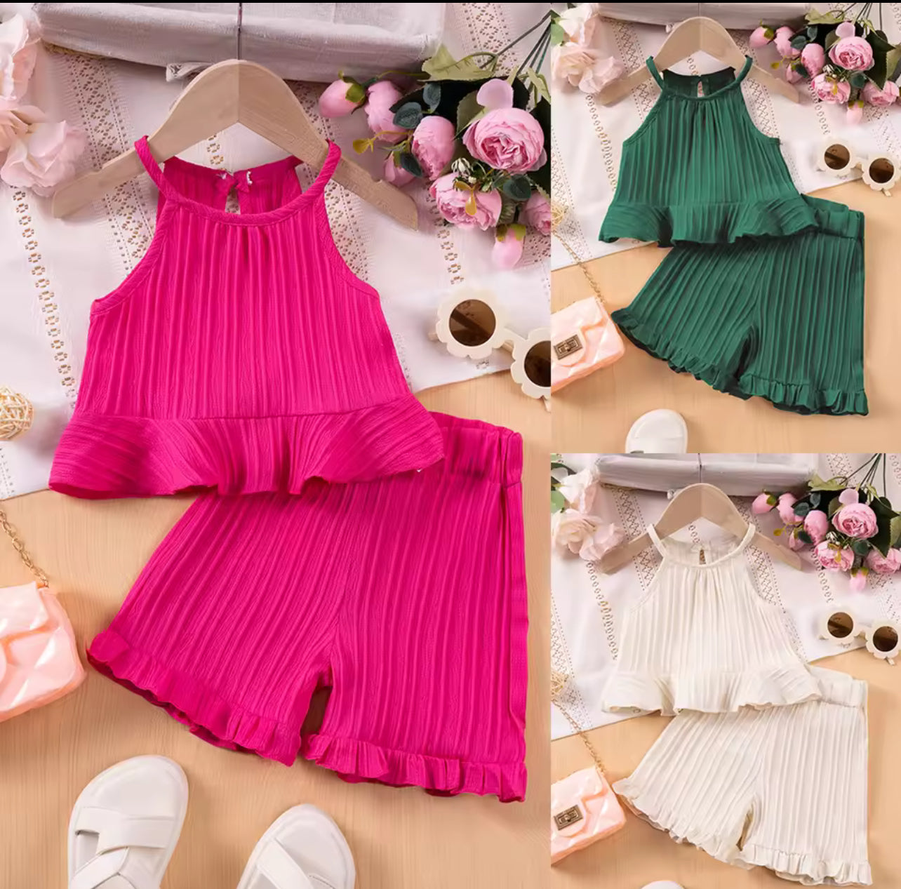 Girls summer shorts sets PRE ORDER *