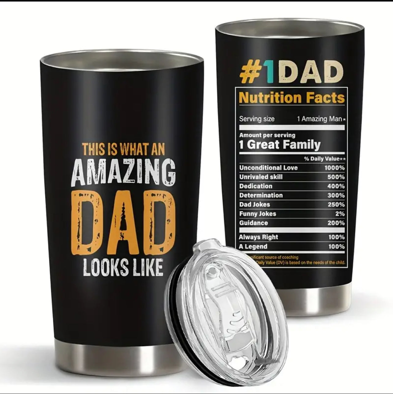‘This is what an amazing dad looks like’ tumbler