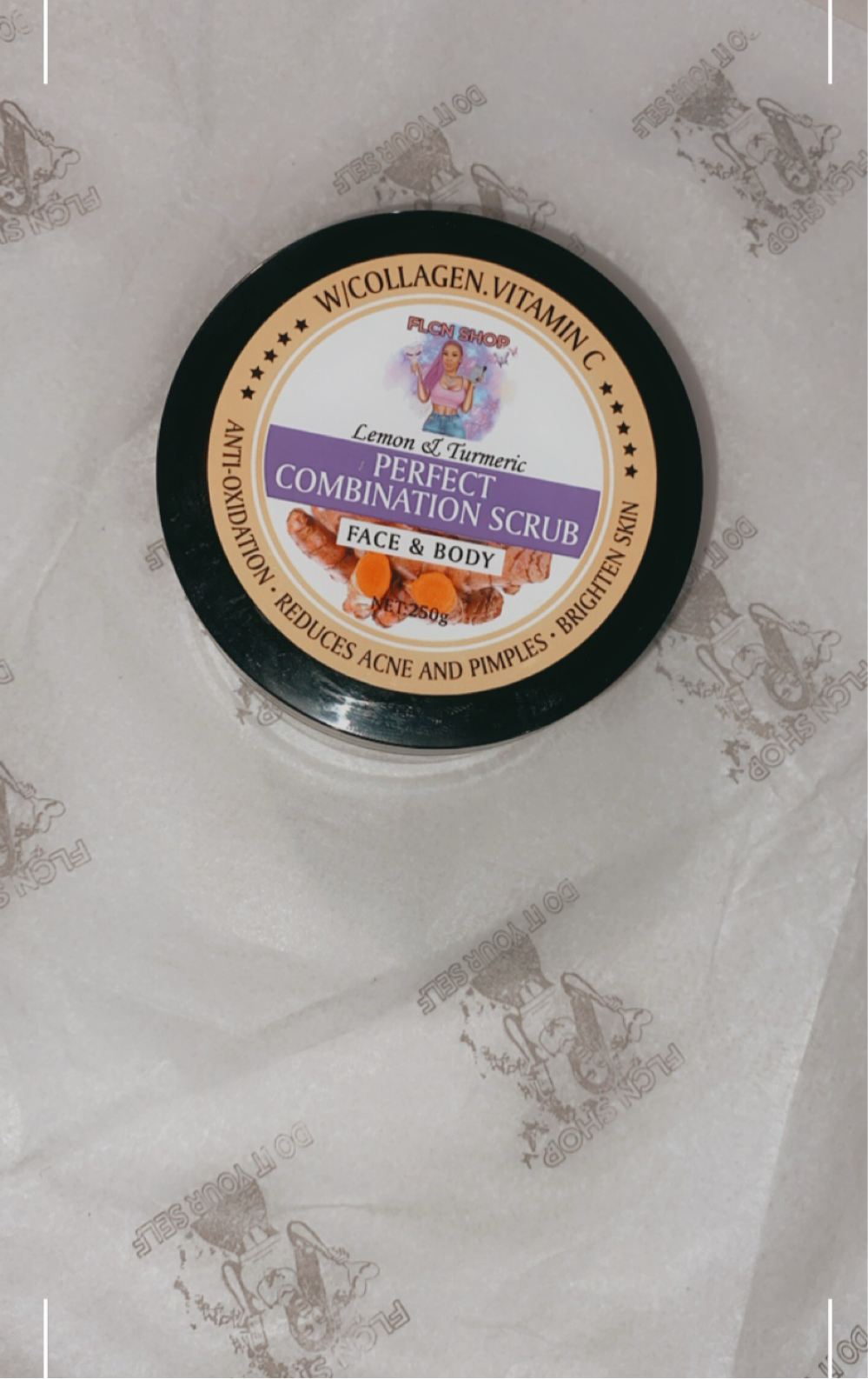 Perfect combination face & body scrub