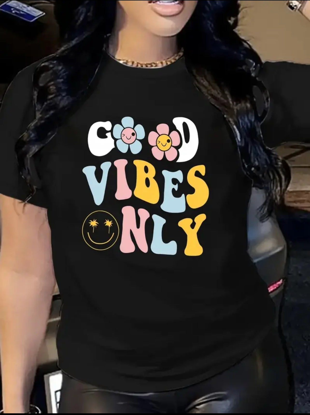 ‘Good vibes only ‘ tees