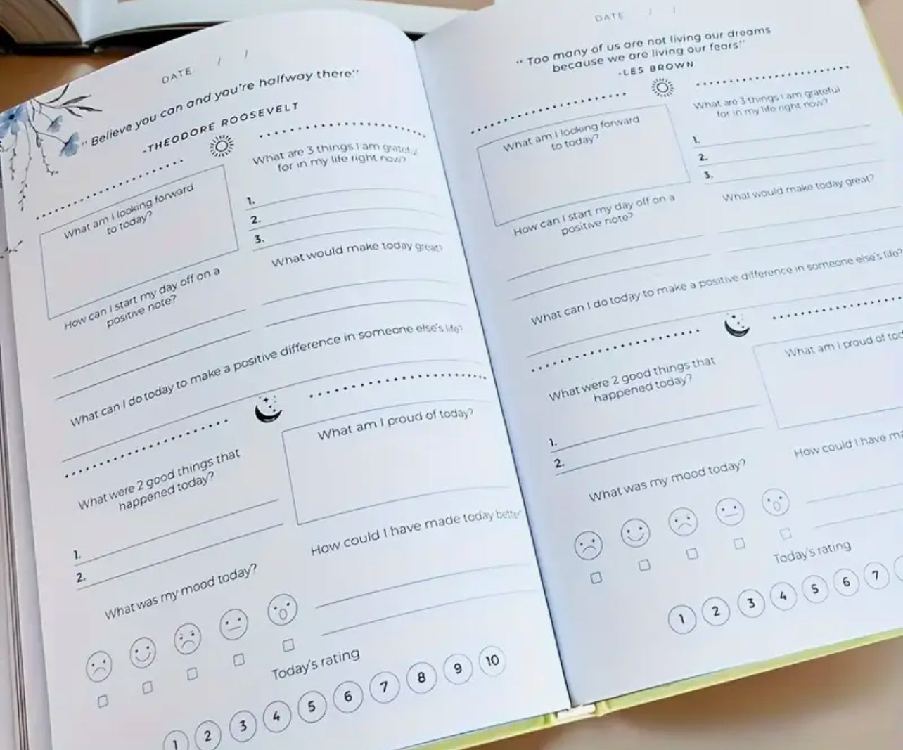 My daily self care journal