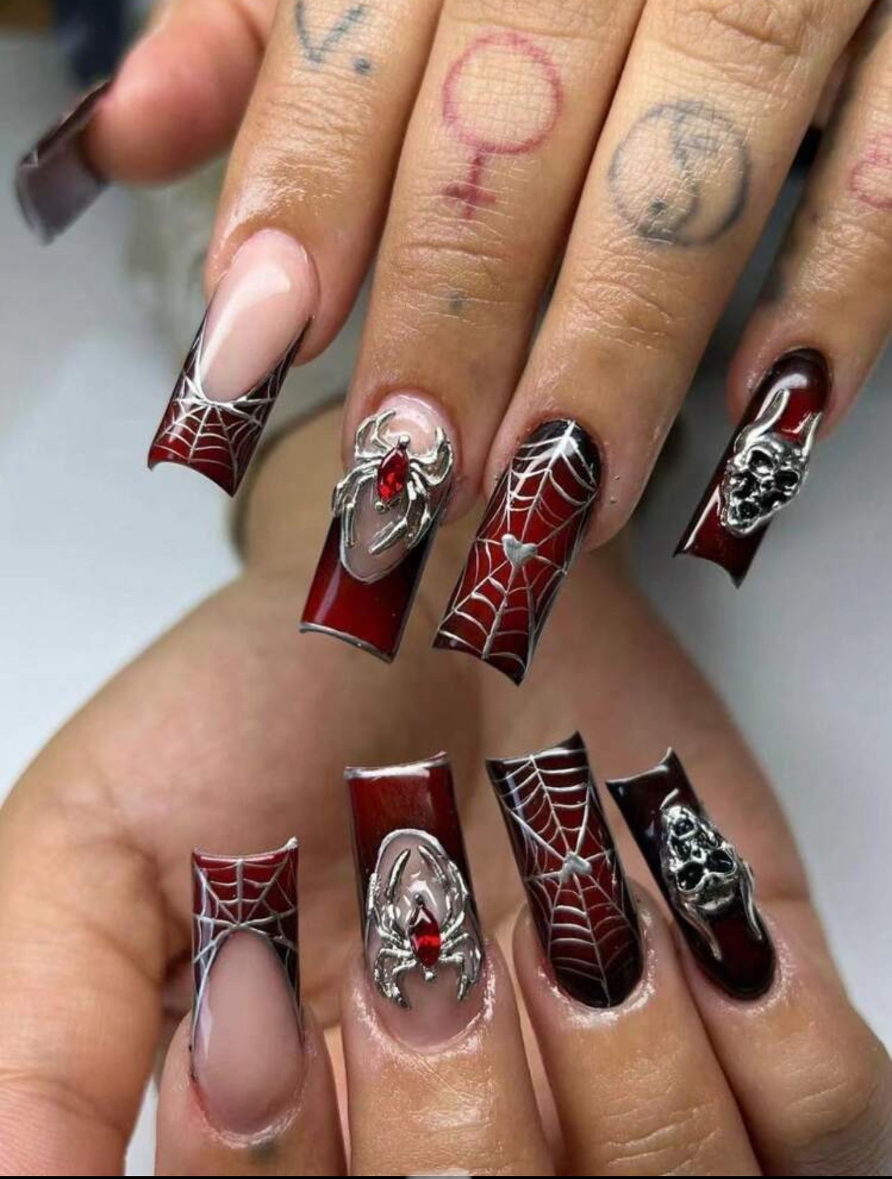 Halloween press on nails