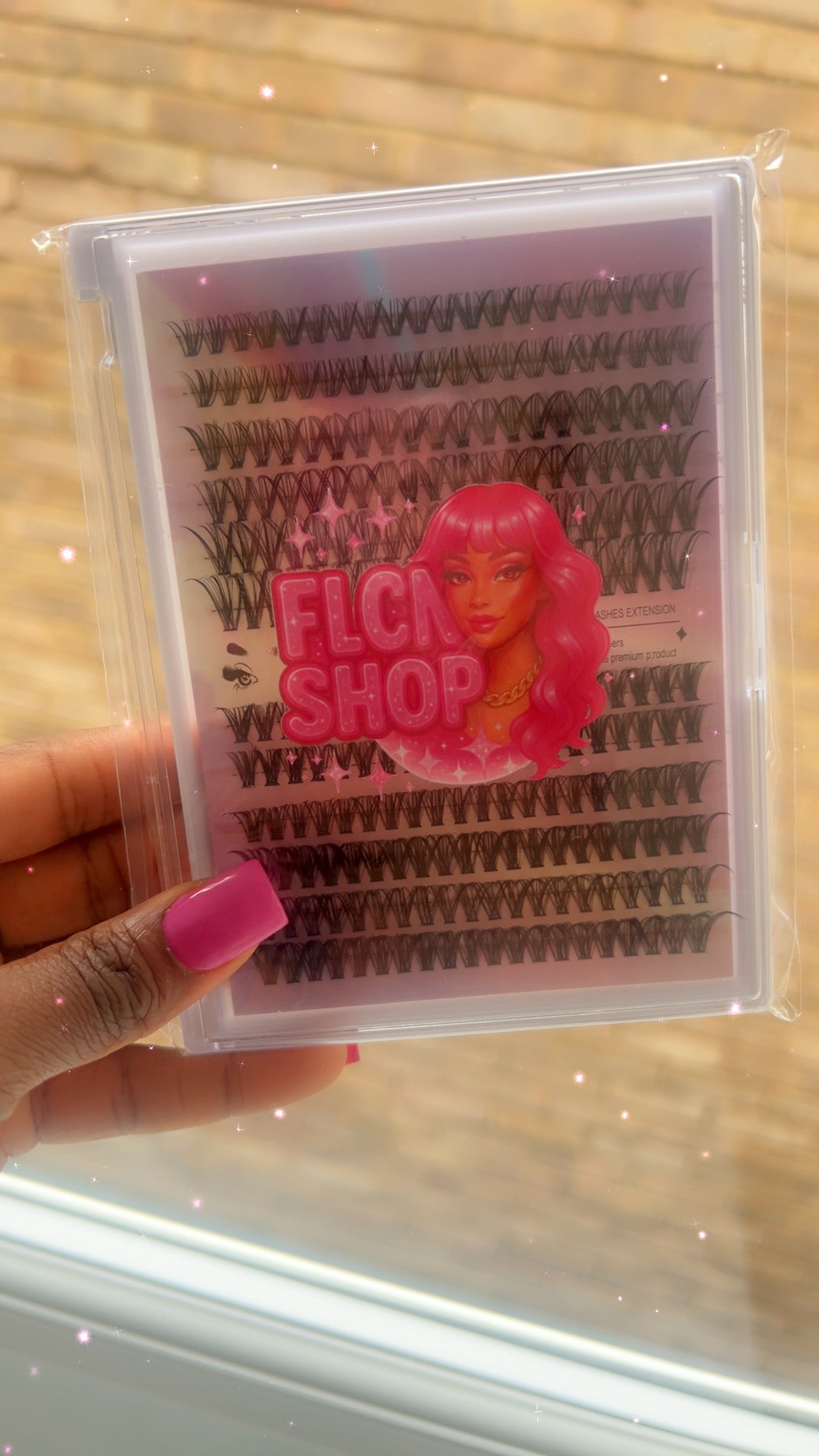 Cluster individual lashes