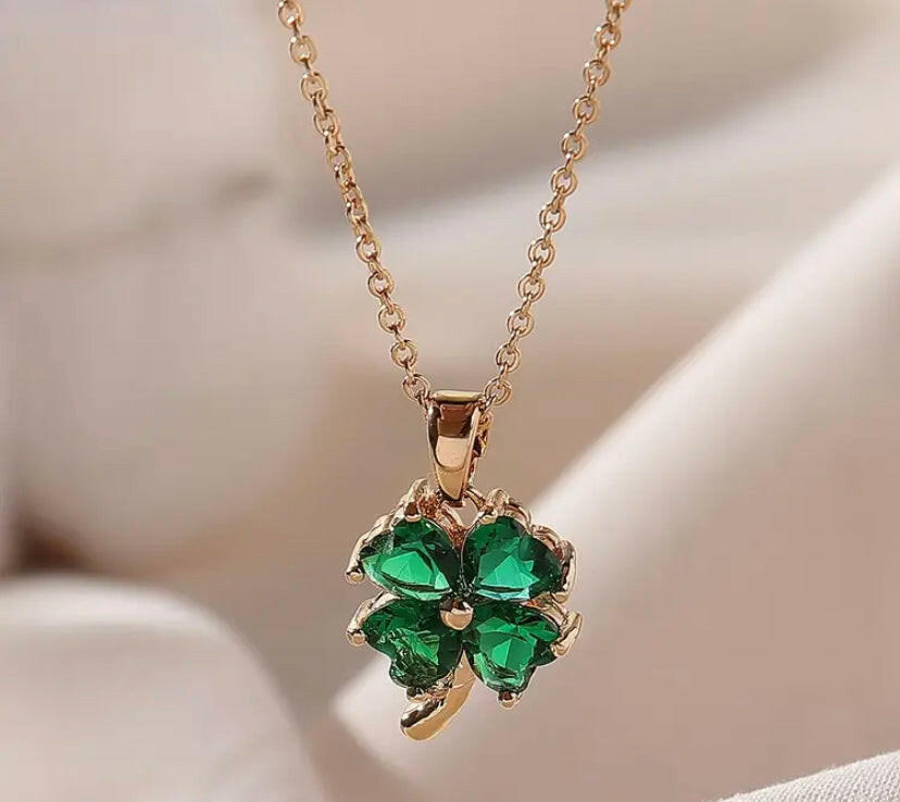 Lovely green st Patrick necklace.