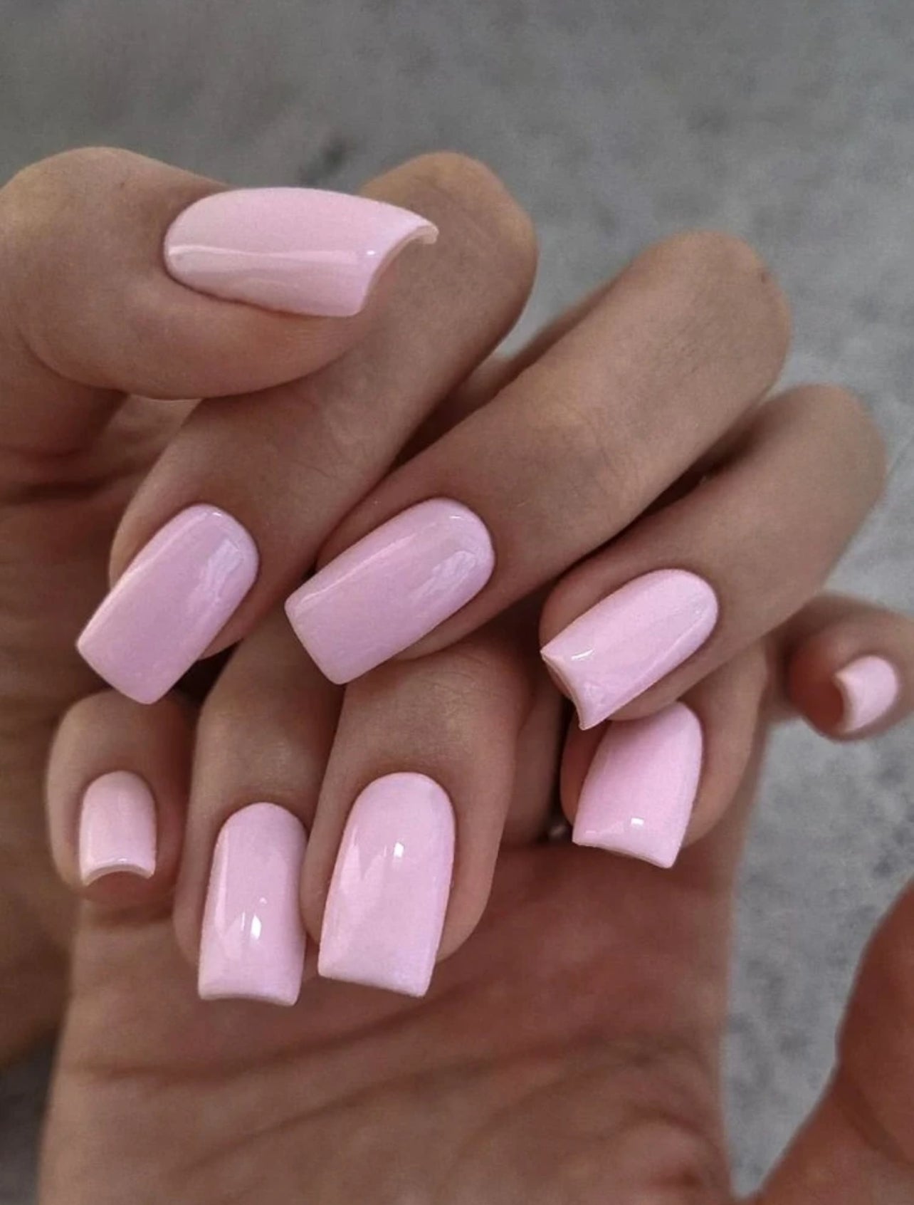 Baby pink press on nails