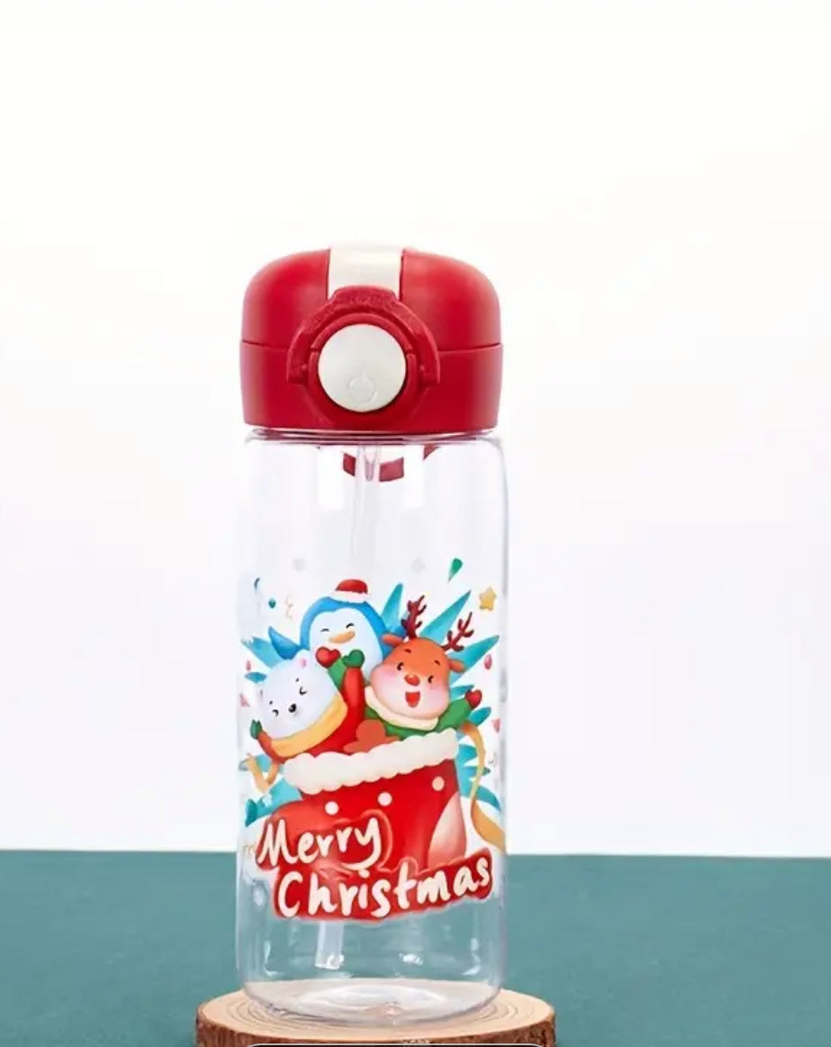 Festive Christmas water bottle