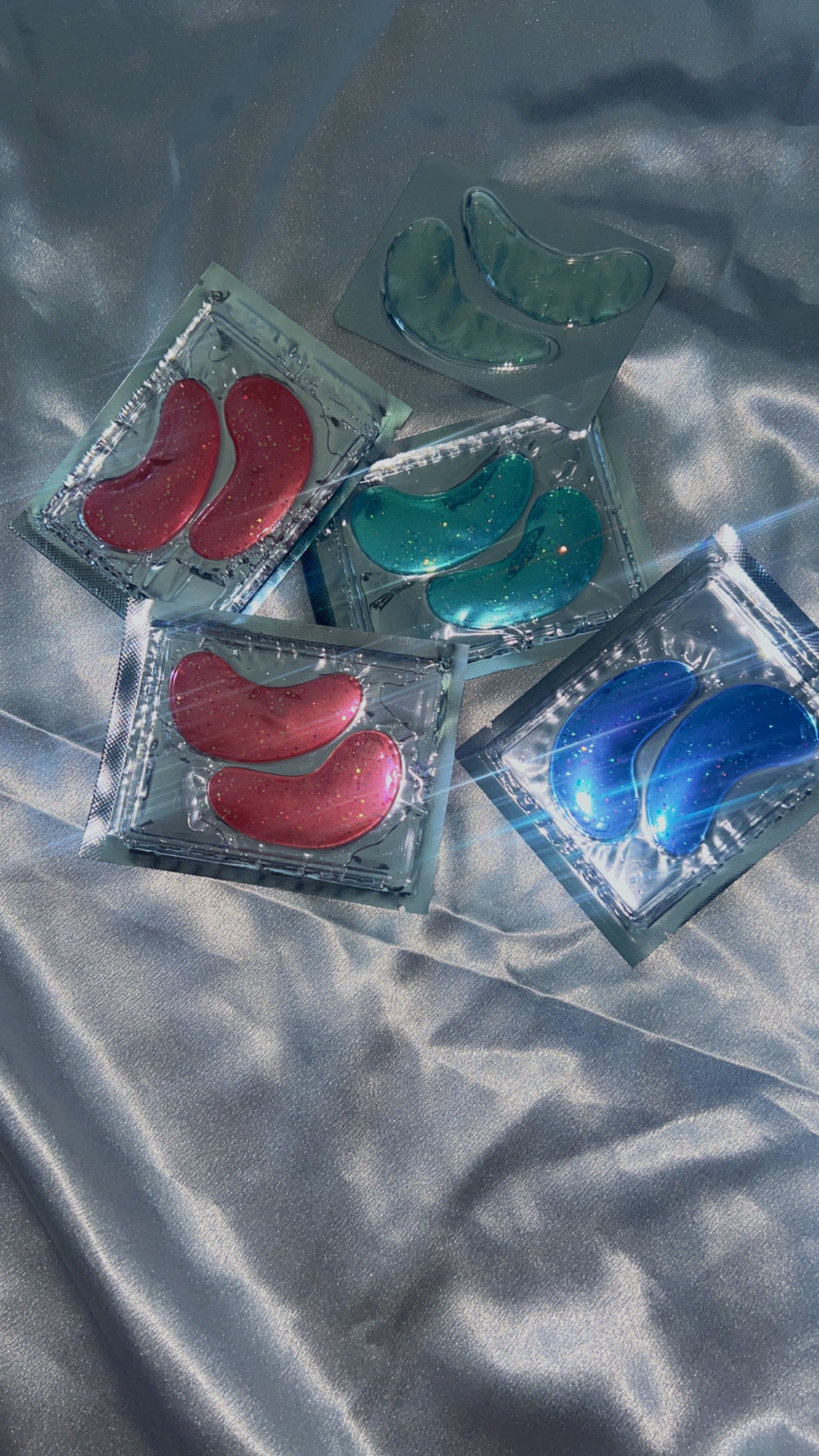 Colourful eye masks