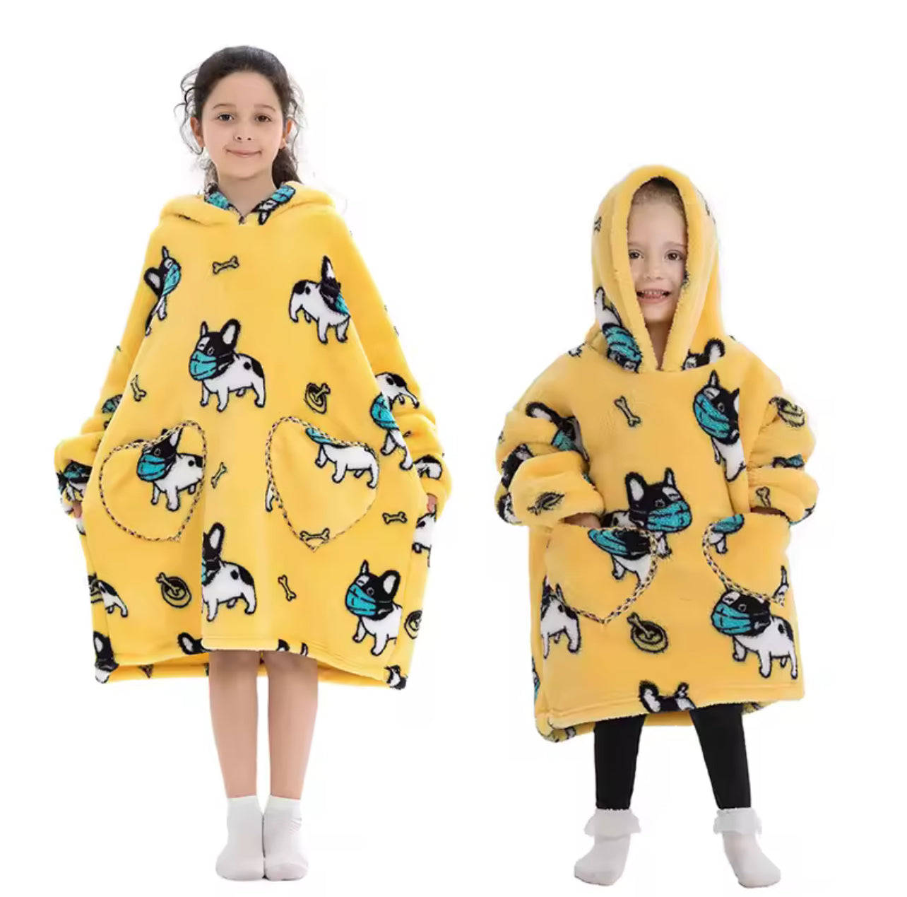Kids oversized blanket hoodie
