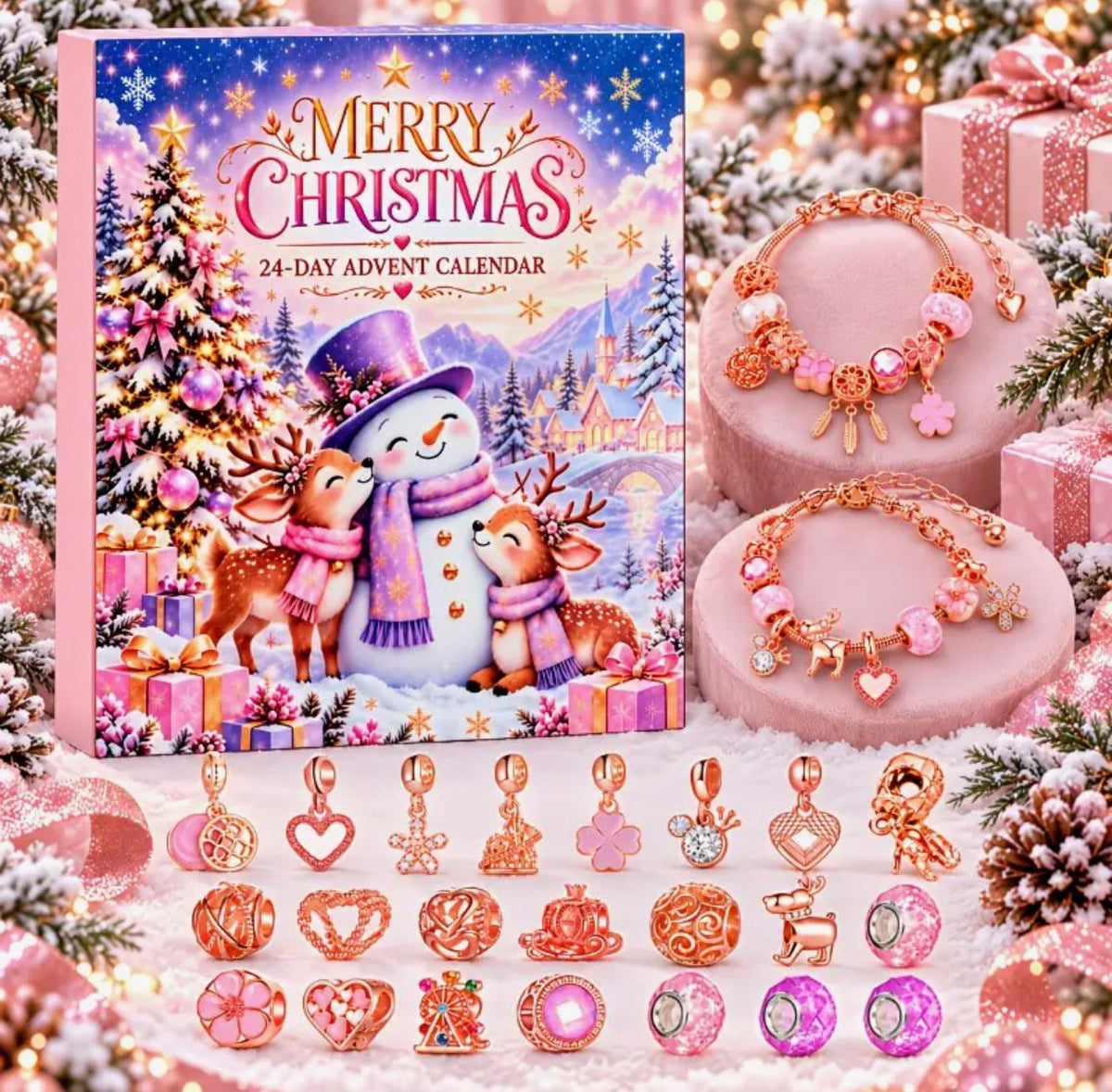 ๐ฉทโจ 24 Days of Sparkle โ Christmas Charm Bracelet Advent Calendar ๐๏ฟฝ