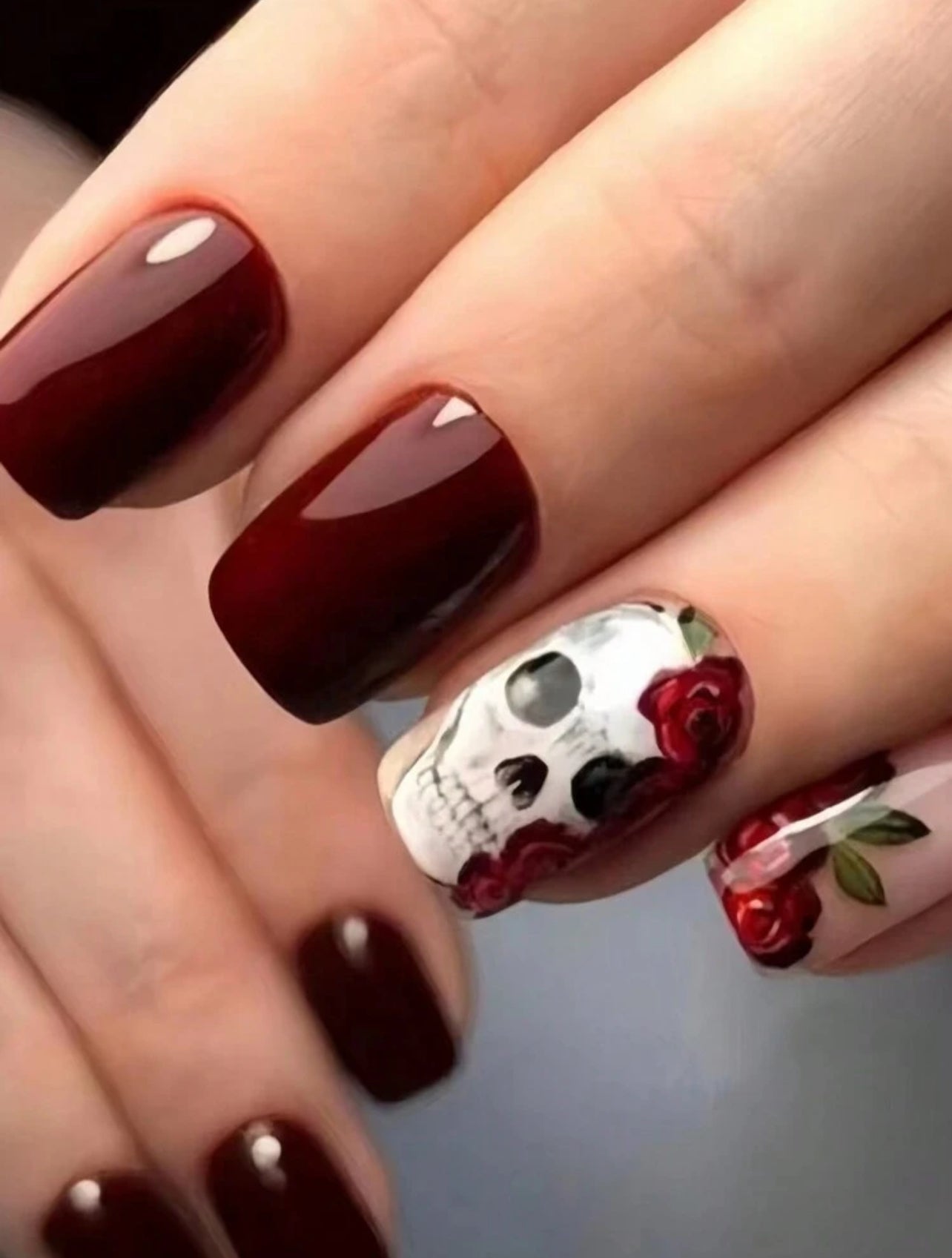 Halloween style press on nails