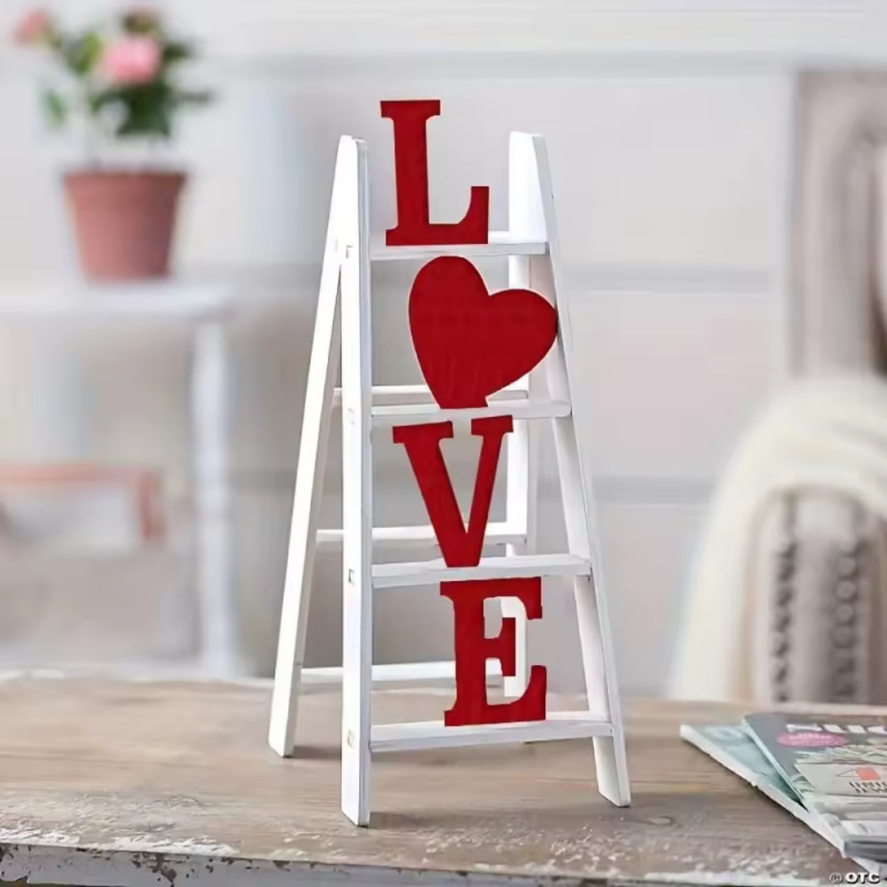 LOVE valentines ladder ornament *pre order*