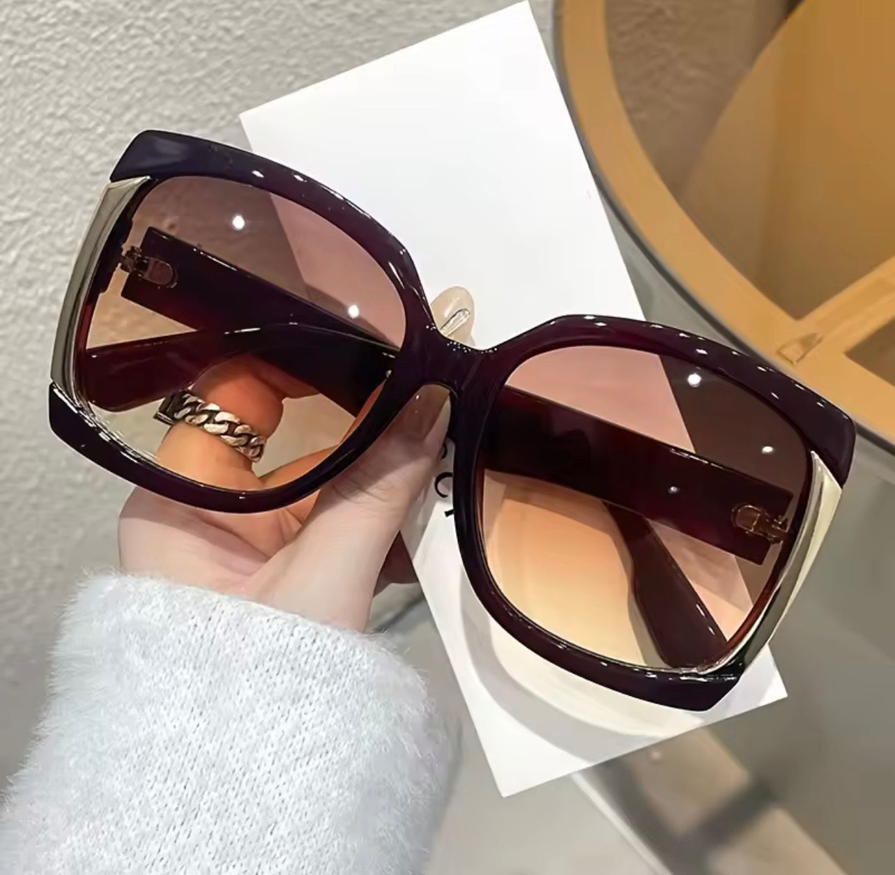 2026 oversized square sunglasses