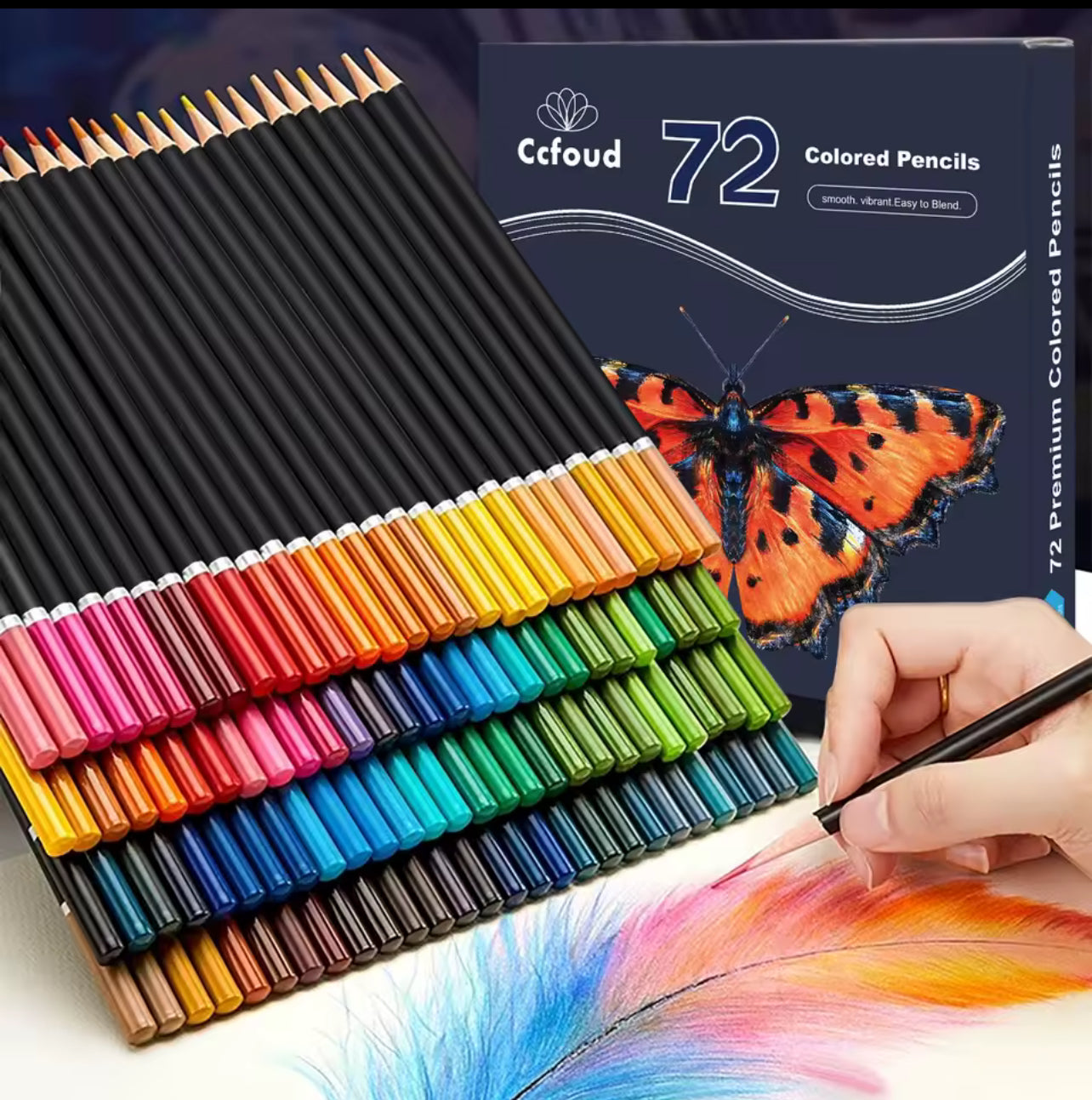 72 Colouring pencils *PRE ORDER*