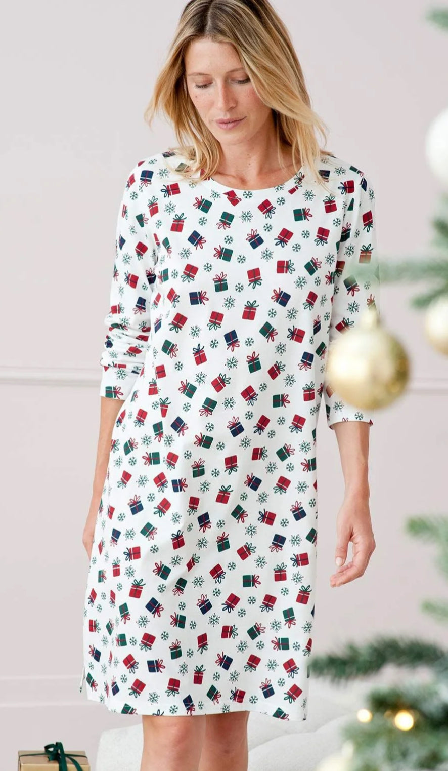 Christmas night dress *PRE ORDER*