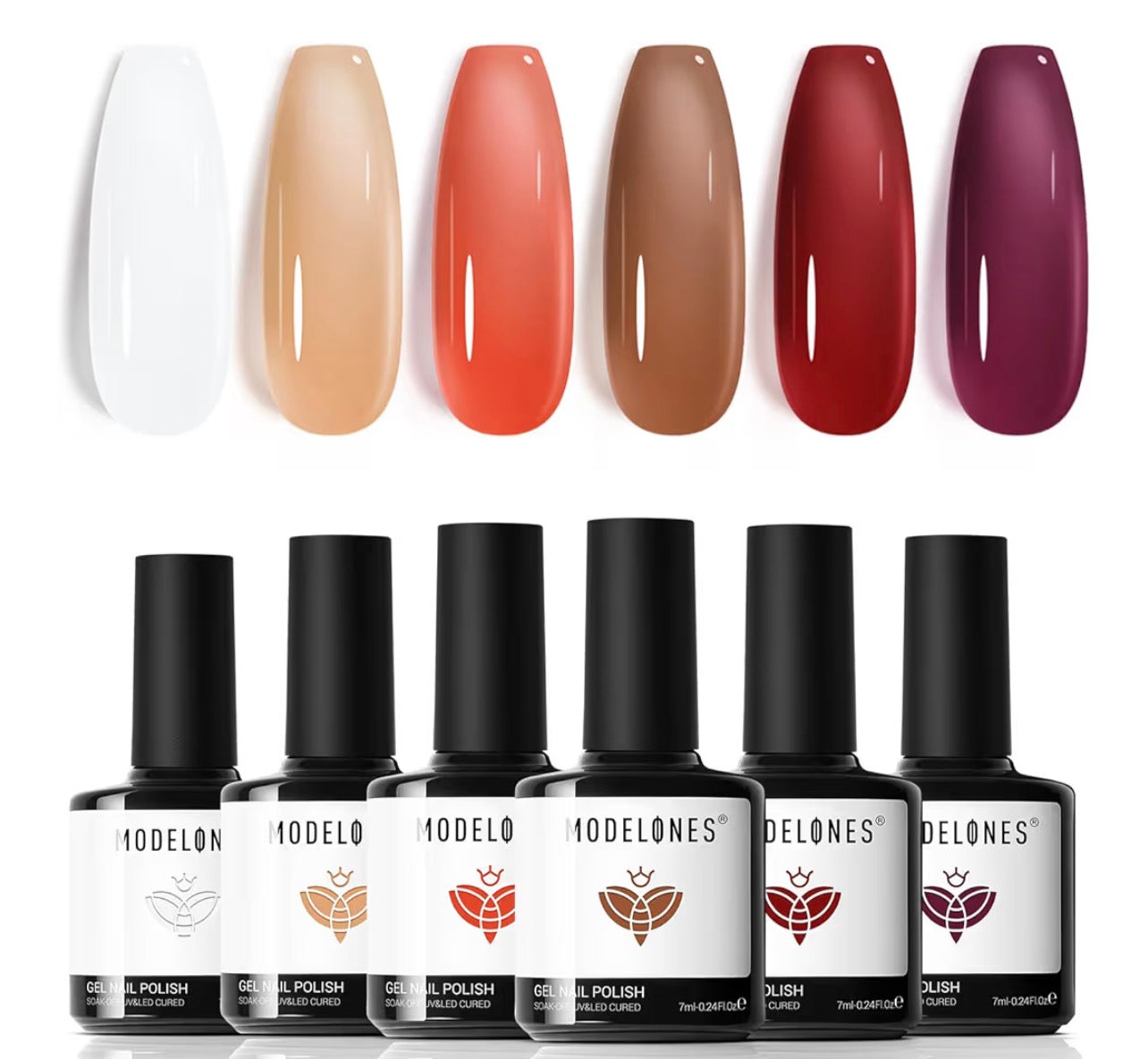 Gel nail polish set