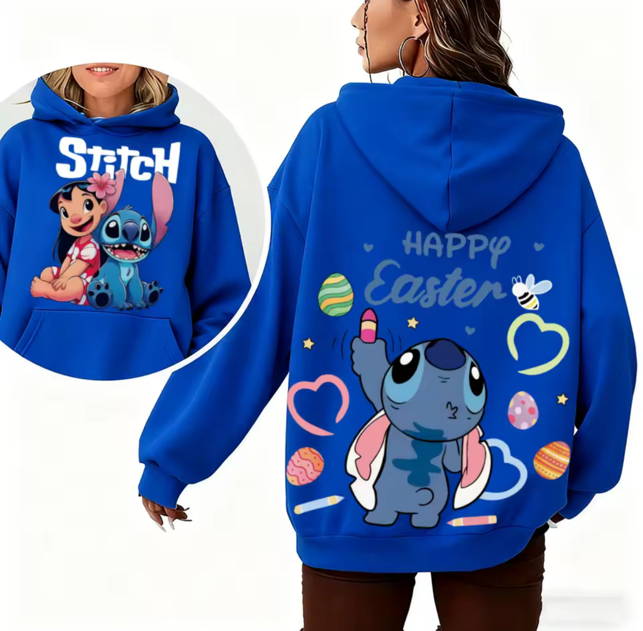 Stitch Happy Easter hoodie * pre order*