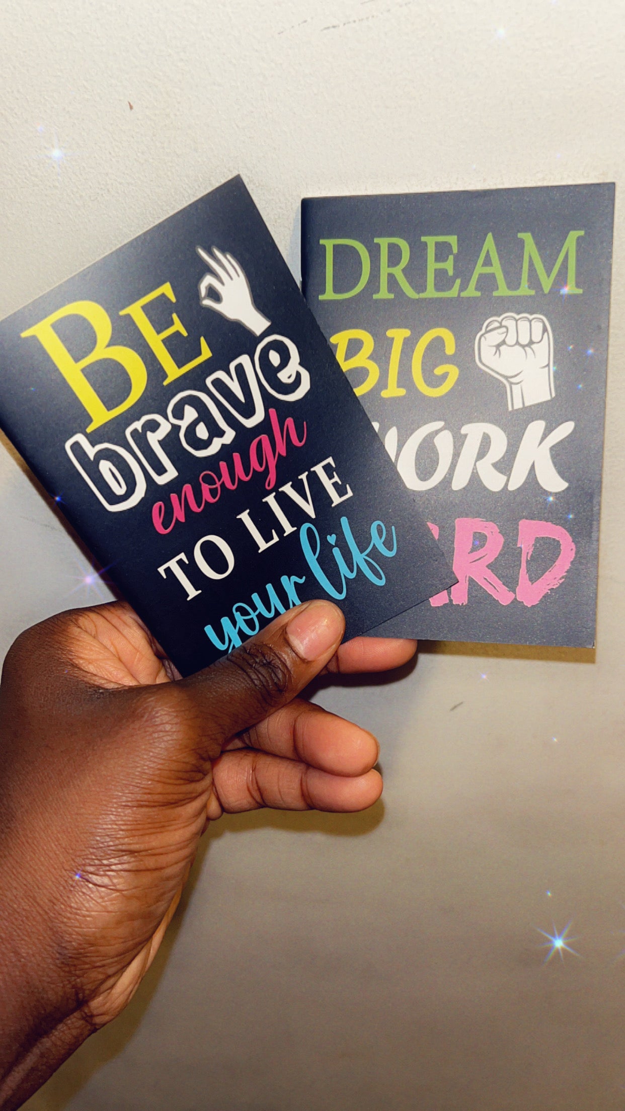 Mini motivational notepad