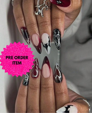 Halloween themed press on nails