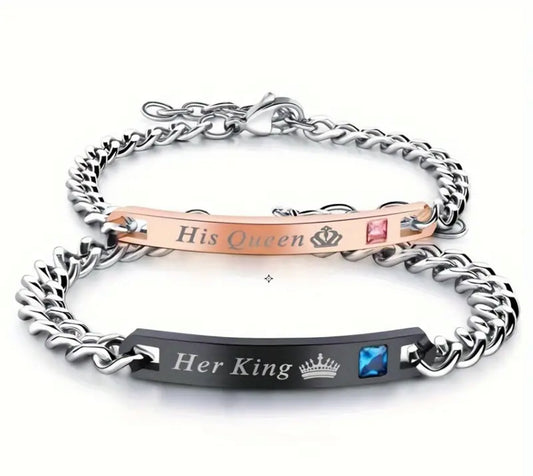 Cute couple bracelets