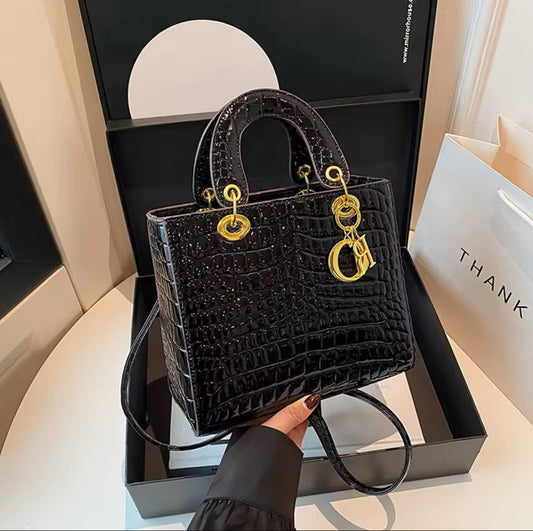Alligator print cross bag with strap *PRE ORDER*