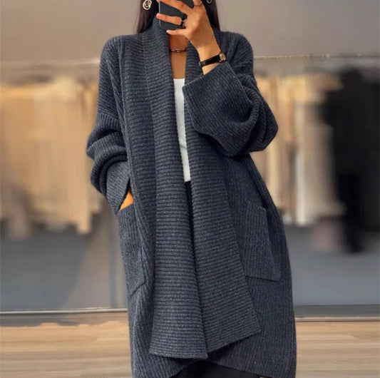 Long sleeve pocket cardigan