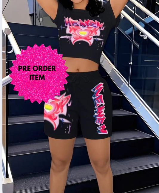 Heart and letters short and top set