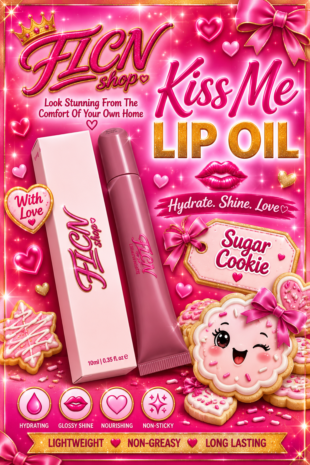 Kiss me lip oils