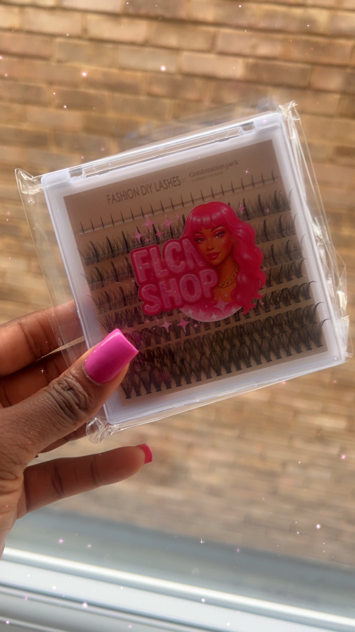 Cluster individual lashes