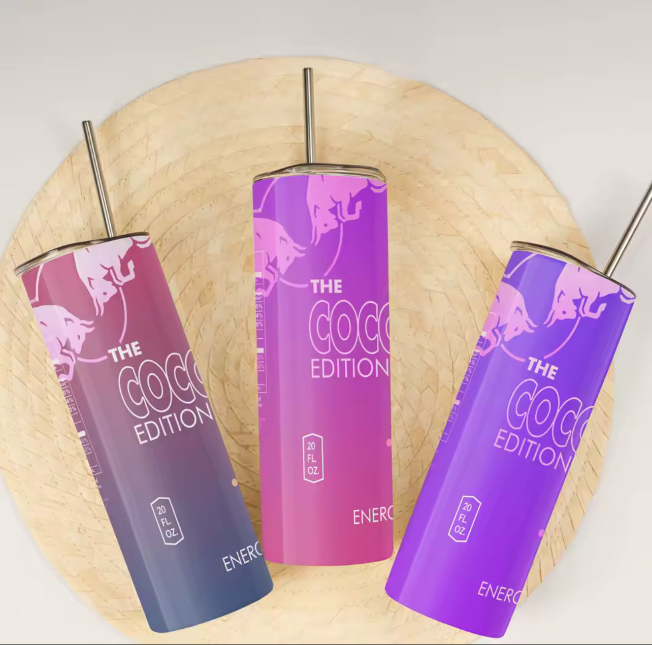 Energy drink style cold cup *PRE ORDER*