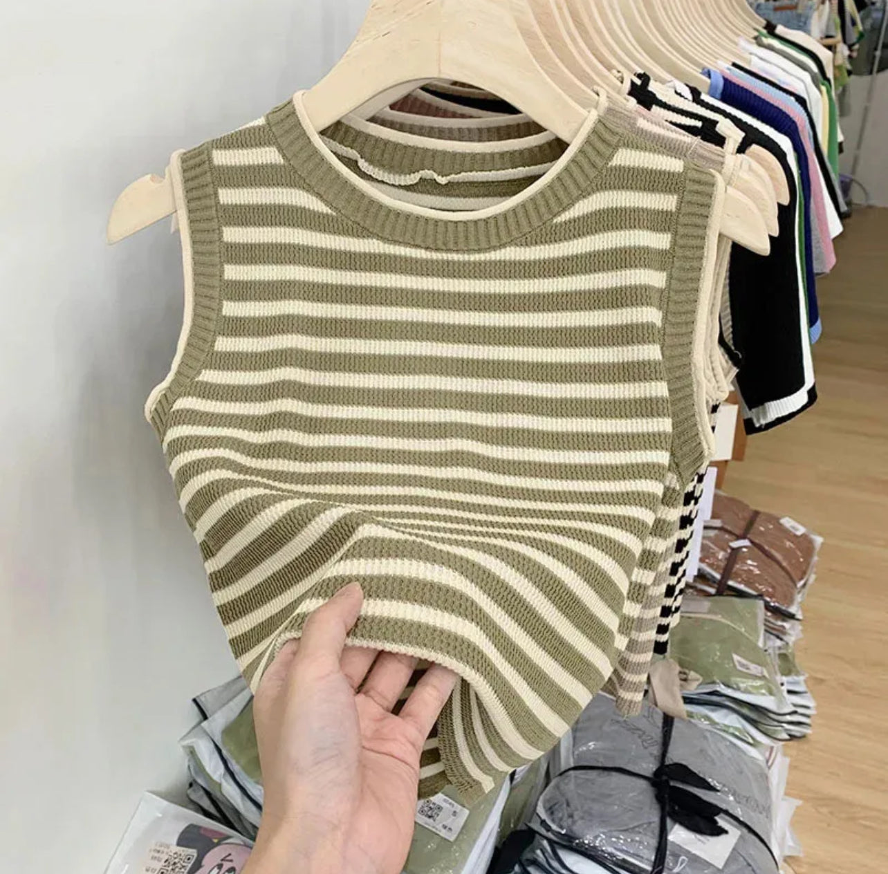 Strip tank top