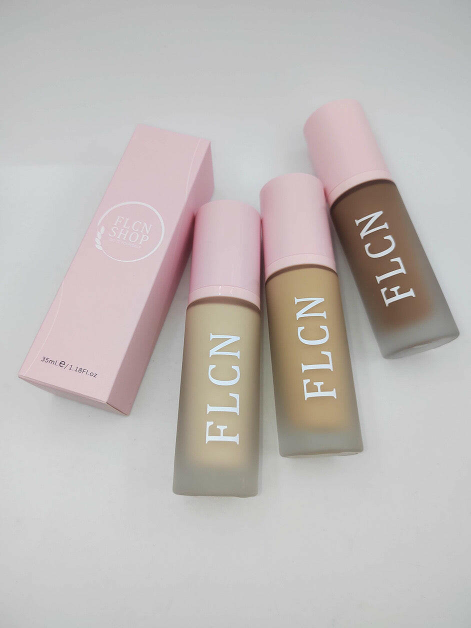 FLCN Vegan, waterproof long wear liquid full coverage Foundation.