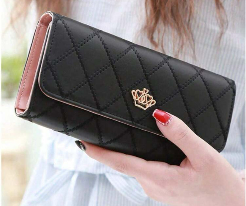 Queen crown metal purse