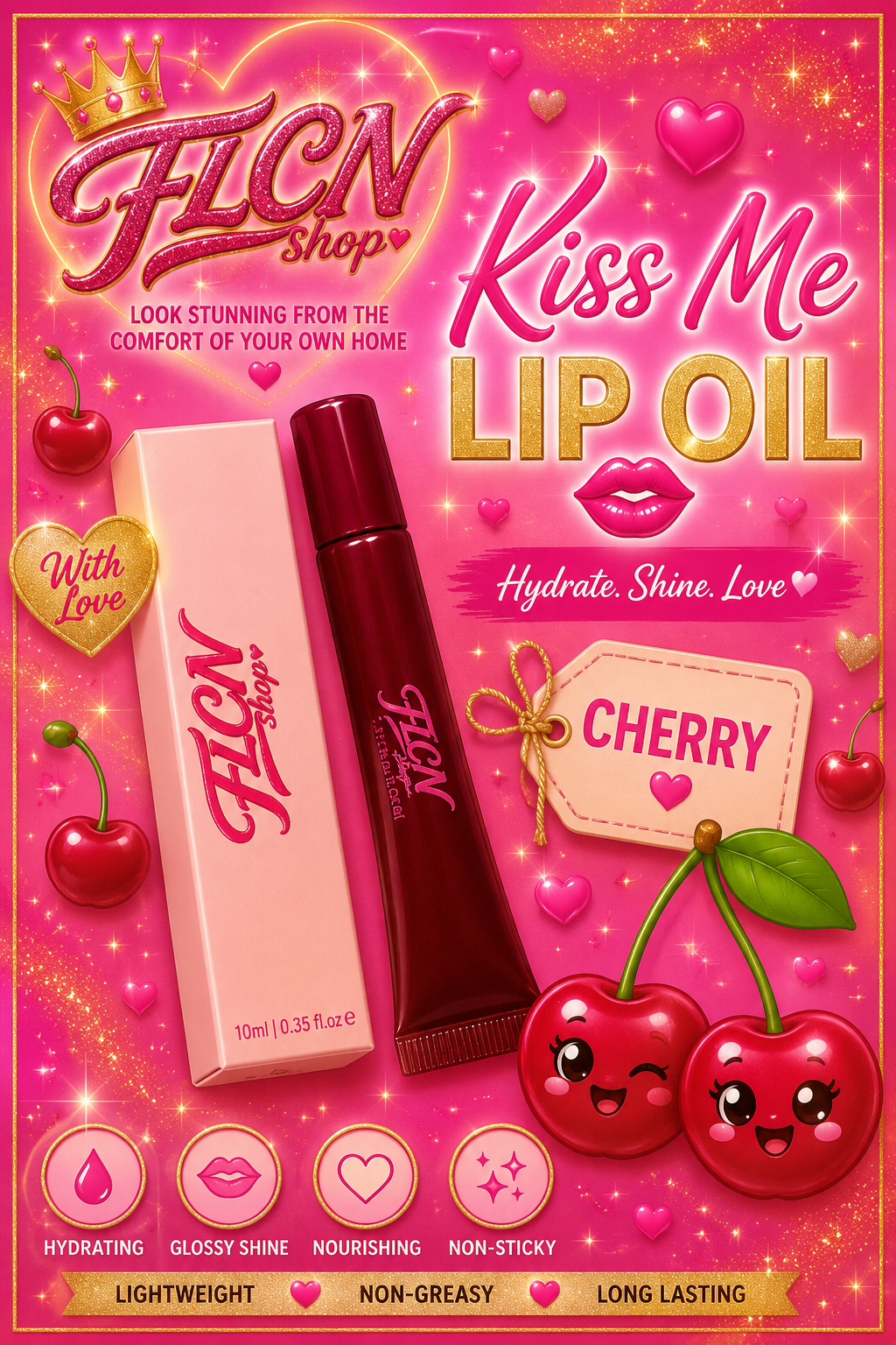 Kiss me lip oils