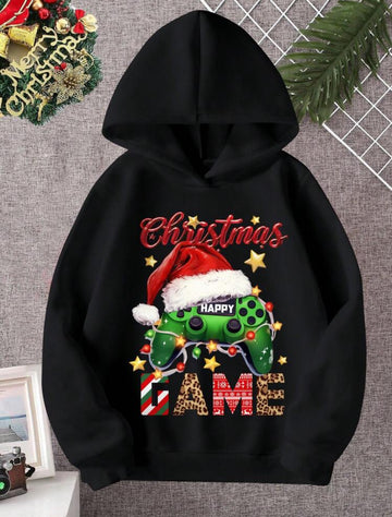 Boys festive Christmas hoodie