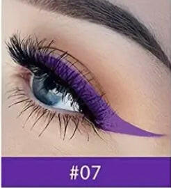 Coloured eyeliner.